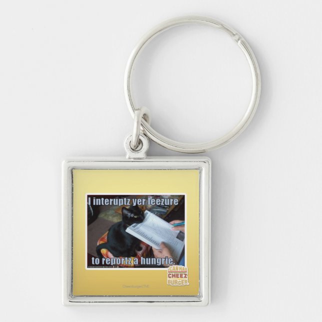 I interupt yer Leezure Keychain (Front)