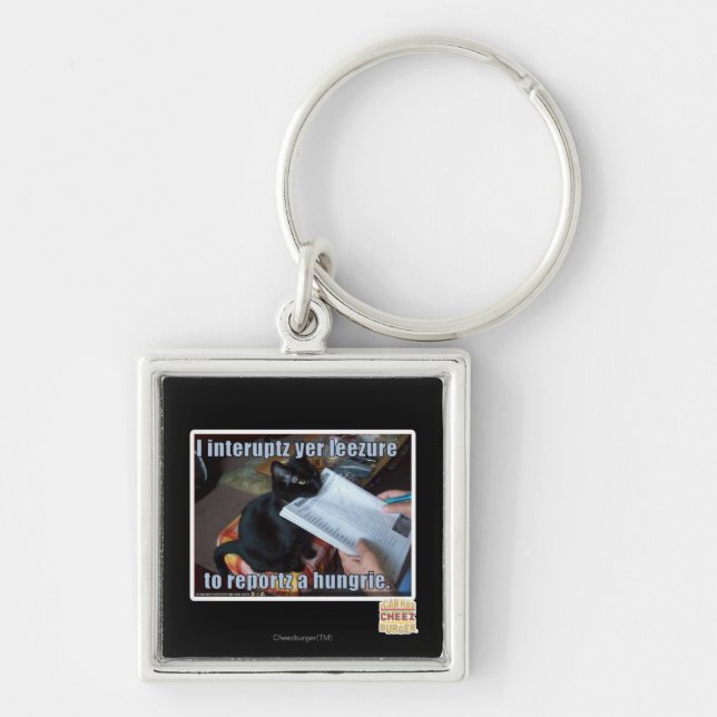 I interupt yer Leezure Keychain (Front)