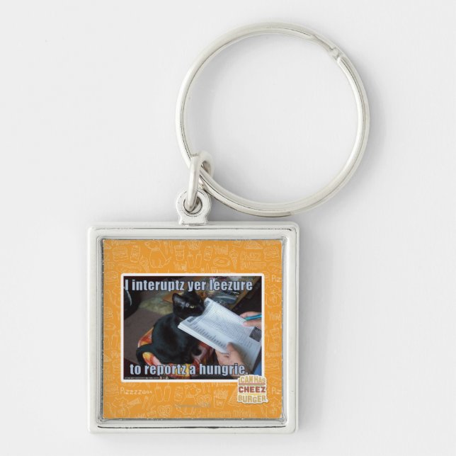I interupt yer Leezure Keychain (Front)