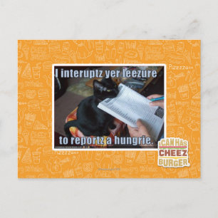 I interupt yer Leezure Postcard