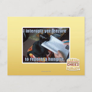 I interupt yer Leezure Postcard