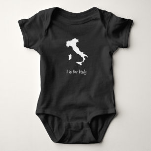 I is for Italy Baby Bodysuit