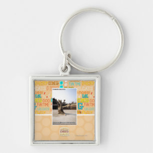 I iz shaolin paws of fury keychain