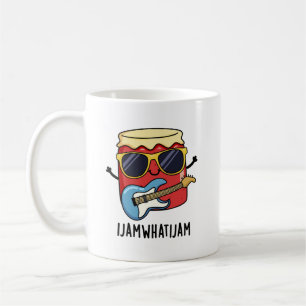 I Jam What I Jam Funny Music Food Pun Coffee Mug