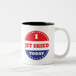 I Jet Skied Today Two-Tone Coffee Mug