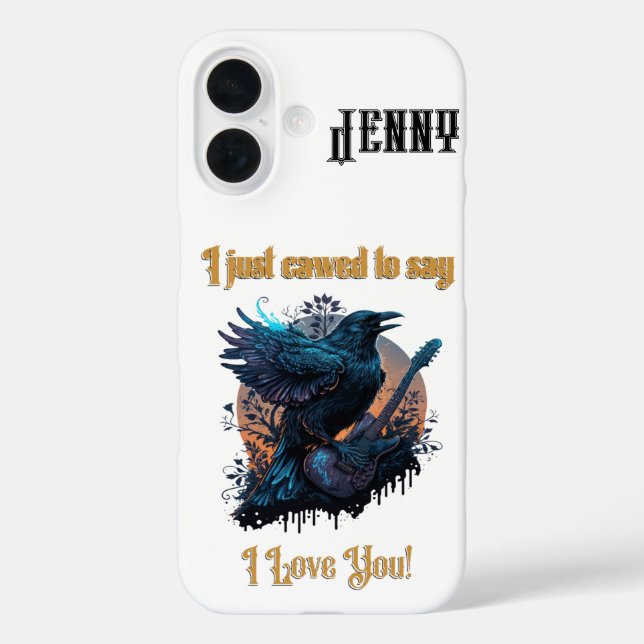 I Just Cawed... Customizable Case-Mate iPhone Case (Back)