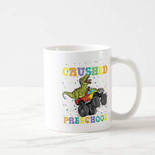 I Just Crushed Preschool Dinosaur T-rex Gaming Mon Coffee Mug
