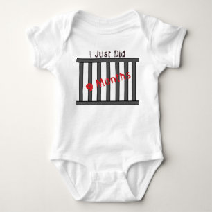 I Just Did 9 Months Sleeper Baby Bodysuit
