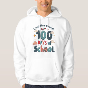 I Just Flew Through 100 Days of School Kawaii Hoodie
