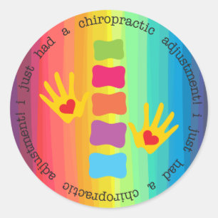 I Just Had a Chiropractic Adjustment Kids Stickers