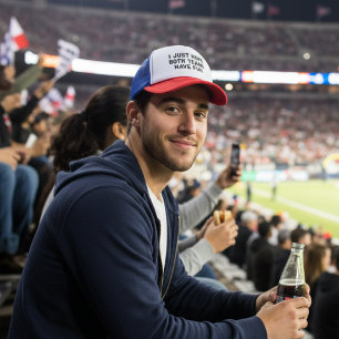 I JUST HOPE BOTH TEAMS HAVE FUN  TRUCKER HAT