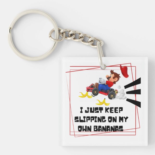 I just keep slipping on my own bananas keychain (Front)