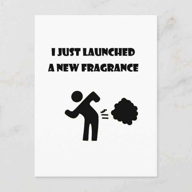 I just launched a new fragrance postcard (Front)