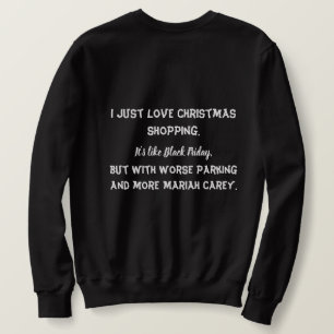 I just love Christmas shopping Men Sweatshirt