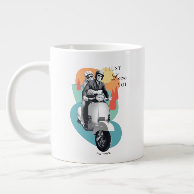 "I Just Love You" Tanya & Greg - The White Lotus Large Coffee Mug (Left)