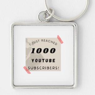 I just reached 1000 youtube subscribers. For Keychain