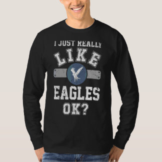 I Just Really Like Eagles Ok Eagle Men Athletic S T-Shirt