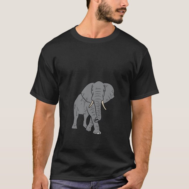 I Just Really Like Elephants Ok Love Elephants T-Shirt (Front)