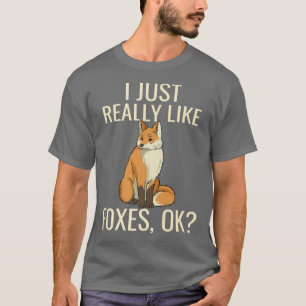 I Just Really Like Foes OkAnimal Kids Girls Funny T-Shirt