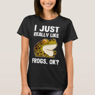 I Just Really Like Frogs  Frog  Tadpole Kids Women T-Shirt
