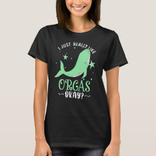 I Just Really Like Orcas, Ok Orca Xmas T-Shirt