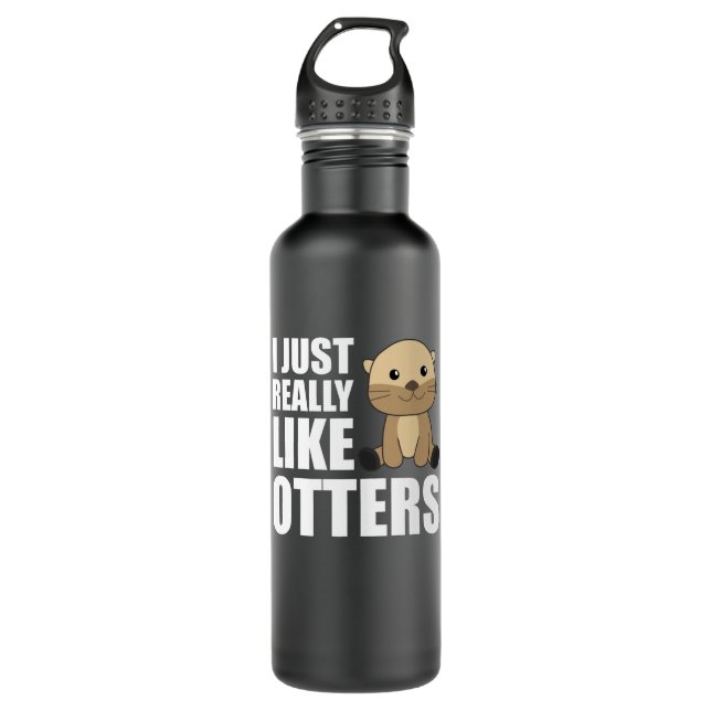 I just Really Like Otter - Sweet Otter 710 Ml Water Bottle (Front)