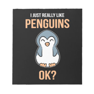 I Just Really Like Penguin Notepad