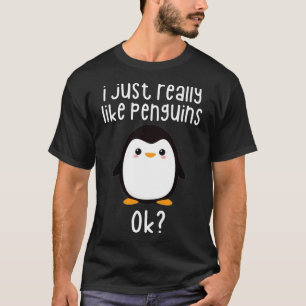 I Just Really Like Penguins pet breed  T-Shirt