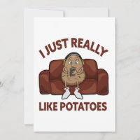 I Just Really Like Potatoes - Cute Potato  