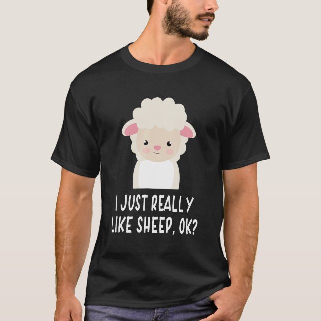 I Just Really Like Sheep Ok for Lamb  & Kids T-Shirt (Front)