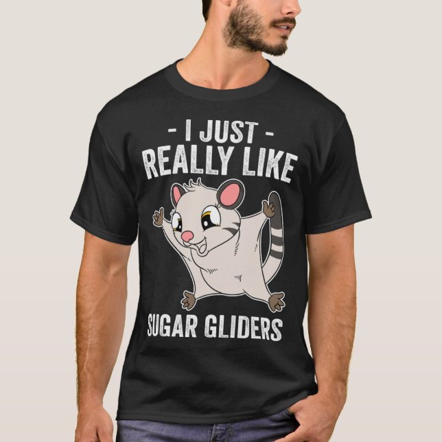 I Just Really Like Sugar Gliders Pullover Hoodie (Front)