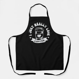 I just really love coffee apron