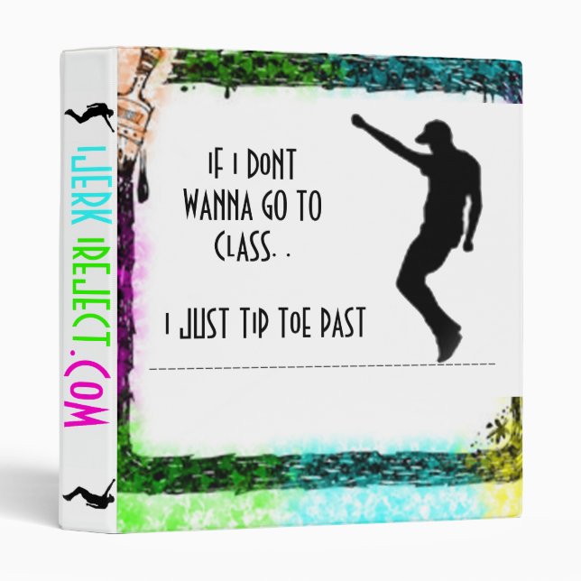 I Just "TIP TOE" Past Binder (Front/Spine)