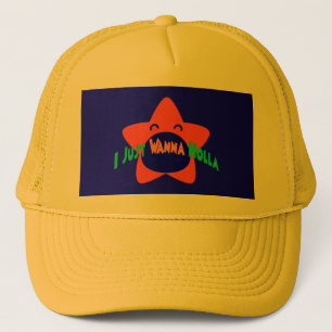 I Just Wanna Holla Gold Trucker Hat