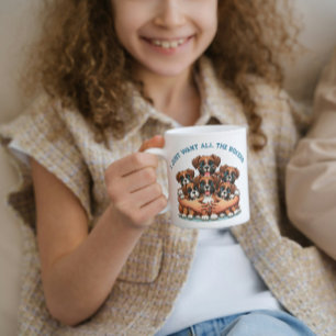🐾I Just Want All The Boxer Dogs 🐾 Coffee Mug