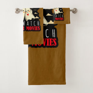 I Just Want To Cuddle And Watch Horror Movies Bath Towel Set