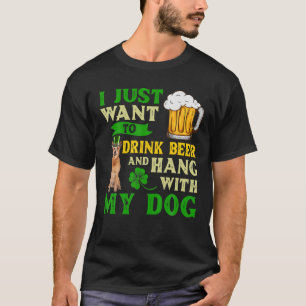 I Just Want To Drink Beer And Hang With My Austral T-Shirt
