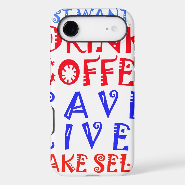 I Just want to drink coffee (Back)