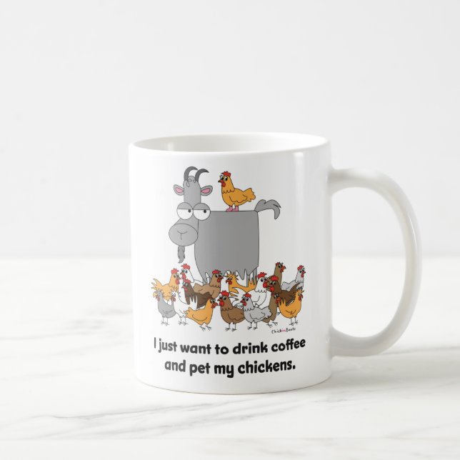 I Just Want to Drink Coffee Mug (Right)