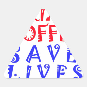 I Just want to drink coffee Triangle Sticker