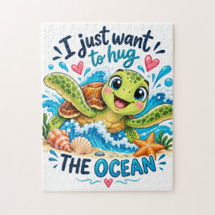 I Just Want to Hug the Ocean Jigsaw Puzzle