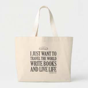 I Just Want To... Large Tote Bag