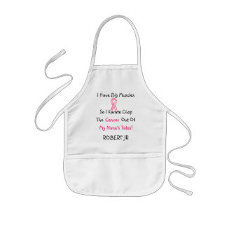 I karate Chop My Nana's Cancer Kids Apron