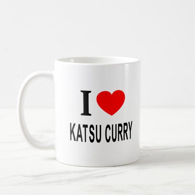 I ❤️ KATSU CURRY I LOVE KATSU CURRY I HEART KATSU  COFFEE MUG (Left)