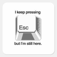 I keep pressing esc