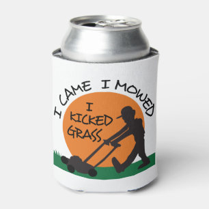 I Kicked Grass Can Cooler