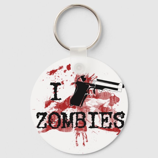I Kill Zombies Keychain (Front)