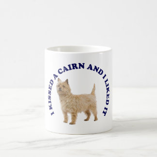 I Kissed a Cairn Terrier Coffee Mug