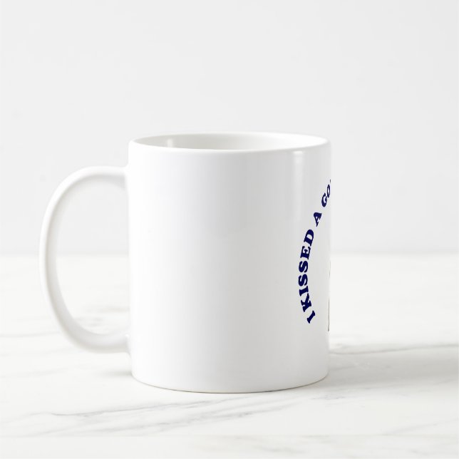 I Kissed a Golden Retreiver Coffee Mug (Left)