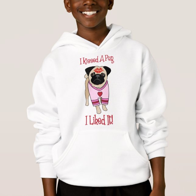 I Kissed A Pug Tees and Gifts (Front)